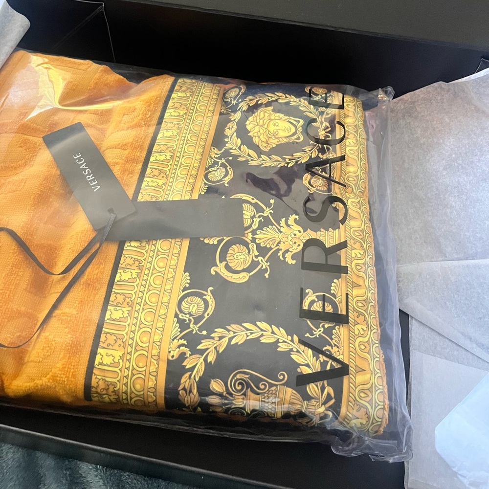 Original Versace bath towel